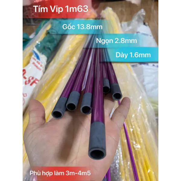 Hình ảnh sản phẩm Nan Cacbon Tím Làm Diều Chất Lượng Cao - Giảm 4800đ - 85cm đến 1m4 Giá 20000đ