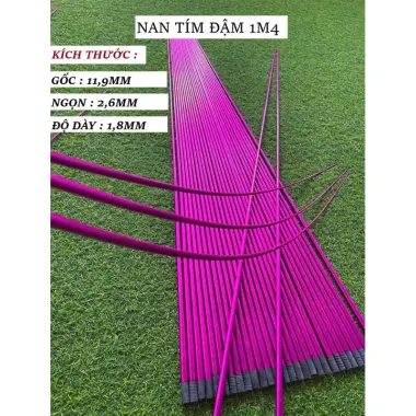 Nan Cacbon Tím Làm Diều Chất Lượng Cao - Giảm 4800đ - 85cm đến 1m4 Giá 20000đ 9 Nan Cacbon Tím Làm Diều Chất Lượng Cao - Giảm 4800đ - 85cm đến 1m4 Giá 20000đ 9