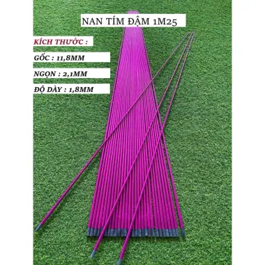 Nan Cacbon Tím Làm Diều Chất Lượng Cao - Giảm 4800đ - 85cm đến 1m4 Giá 20000đ