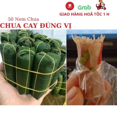 Nem Chua Hậu Len Thanh Hoá Truyền Thống - Đặc Sản 50 Cái Giá Rẻ 136000đ 2
