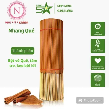 Nhang Sạch 5 Sao Hương Khuynh Diệp Quế Trầm Bắc 100% Thảo Mộc Thư Giãn 45000Đ 4