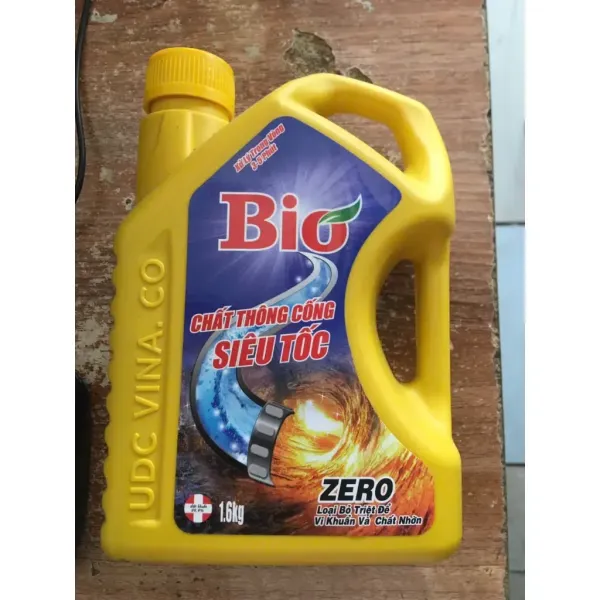 Hình ảnh sản phẩm Nước Thông Cống Siêu Tốc Bio 1.6kg - Giải Pháp Trị Nghẹt Bồn Cầu Hiệu Quả HOẢ TỐC Hà Nội