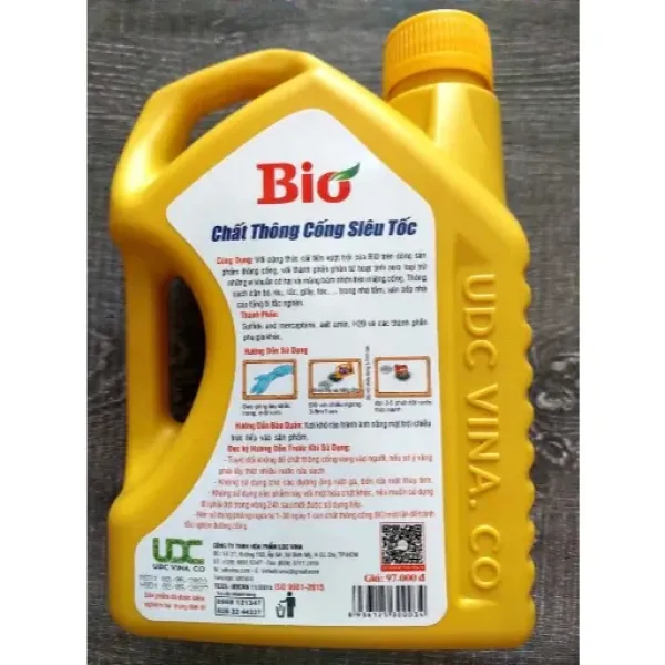 Hình ảnh sản phẩm Nước Thông Cống Siêu Tốc Bio 1.6kg - Giải Pháp Trị Nghẹt Bồn Cầu Hiệu Quả HOẢ TỐC Hà Nội