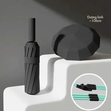 Ô Che Mưa - Ô Dù Che Nắng Tự Động 12 Cánh Thép Cứng Giá Rẻ 61500đ 4