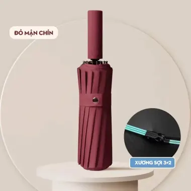 Ô Che Mưa - Ô Dù Che Nắng Tự Động 12 Cánh Thép Cứng Giá Rẻ 61500đ 12