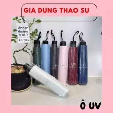 Ô Che Nắng Mưa Gấp Gọn Chống Tia UV - Tay Cầm Cao Cấp - Giảm 22% còn 49.000đ 2