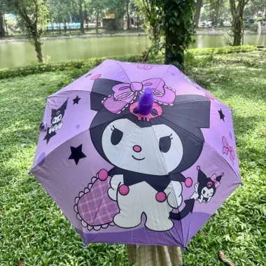 Ô Dù Kuromi Melody Cán Dài Cao Cấp Tặng Còi - Giảm 18% còn 68250đ 9