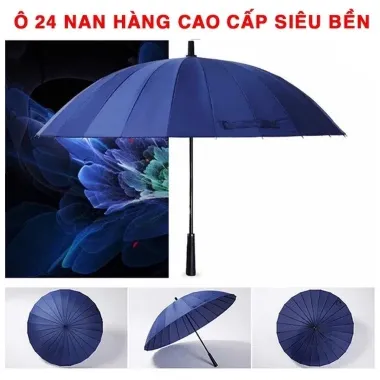 Ô Dù Siêu To 24 Nan Kép Cứng Cáp Thép Chống Gỉ - Giảm Giá 129.000đ Thay 162.540đ 4