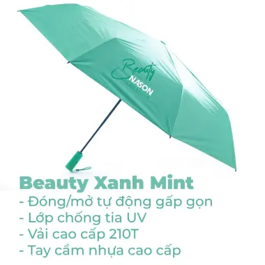 Ô dù tự động cao cấp Nason Smoothy - Che nắng mưa, chống UV99%, giá chỉ 260k 20 Ô dù tự động cao cấp Nason Smoothy - Che nắng mưa, chống UV99%, giá chỉ 260k 20