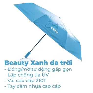 Ô dù tự động cao cấp Nason Smoothy - Che nắng mưa, chống UV99%, giá chỉ 260k 22 Ô dù tự động cao cấp Nason Smoothy - Che nắng mưa, chống UV99%, giá chỉ 260k 22