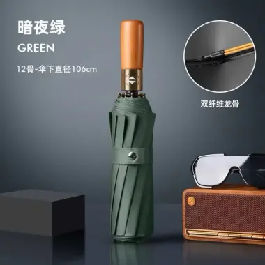 Ô Tự Động 84 Nan Gấp 3 Cán Gỗ Cao Cấp Chống UV - Giảm 32% còn 110k 11 Ô Tự Động 84 Nan Gấp 3 Cán Gỗ Cao Cấp Chống UV - Giảm 32% còn 110k 11