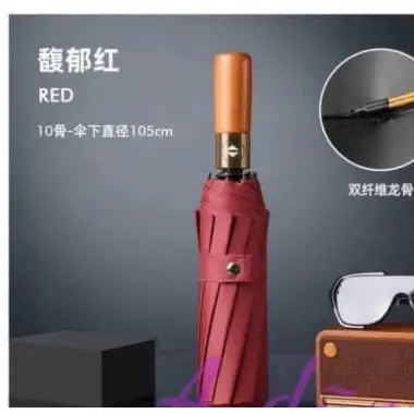 Ô Tự Động 84 Nan Gấp 3 Cán Gỗ Cao Cấp Chống UV - Giảm 32% còn 110k 15 Ô Tự Động 84 Nan Gấp 3 Cán Gỗ Cao Cấp Chống UV - Giảm 32% còn 110k 15