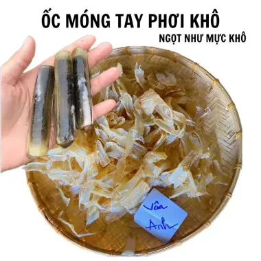 Ốc Móng Tay Khô Giảm Giá - Ốc To Không Mặn, Ngọt Như Mực Khô, 200k