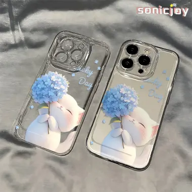 Ốp Lưng Trong Suốt Hoa Xanh Mèo Trắng Cho iPhone - Giảm 20% Chỉ 36450đ 8 Ốp Lưng Trong Suốt Hoa Xanh Mèo Trắng Cho iPhone - Giảm 20% Chỉ 36450đ 8