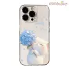 Ốp Lưng Trong Suốt Hoa Xanh Mèo Trắng Cho iPhone - Giảm 20% Chỉ 36450đ 9
