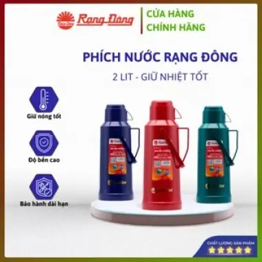Phích Giữ Nhiệt Rạng Đông 2L RD-2035N1.E - Giảm 32k, Giữ Nóng Lâu, Bền Đẹp, Giá 159.500đ 6 Phích Giữ Nhiệt Rạng Đông 2L RD-2035N1.E - Giảm 32k, Giữ Nóng Lâu, Bền Đẹp, Giá 159.500đ 6