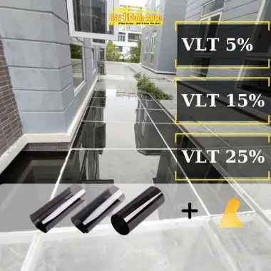 Phim Cách Nhiệt Cửa Sổ Ô Tô Chống Nóng Màu Đen Khói Giá Rẻ 59K 6