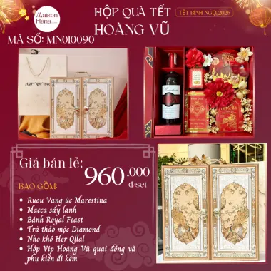 Quà Tết Cao Cấp Cho Gia Đình & Doanh Nghiệp - Hộp Quà Tặng VIP 2.026 Giá Rẻ 5