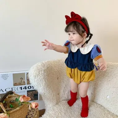 Quần Áo Halloween Mùa Hè Cho Bé Gái - Onesie Tay Ngắn Phong Cách Phương Tây Giá Cực Sốt 210141đ 5