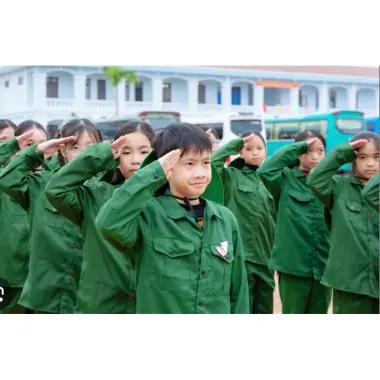 Quần áo học trại hè cho học sinh - Mũ bèo giá rẻ chỉ 55000đ, giảm từ 67650đ