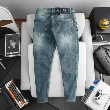 Quần Jean Nam Xanh Đậm Cao Cấp - Slim Fit Co Giãn - Giảm 33.000đ Còn 292.500đ 6