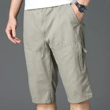Quần Lửng Kaki Nam Cao Cấp Dáng Đứng Giảm 16% - Sooc Kaki Trẻ Trung Giá 206k 11
