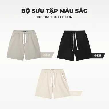 Quần short nỉ thể thao big size GEMME MEN - Trên gối, năng động, dành cho size 55-150kg 5 Quần short nỉ thể thao big size GEMME MEN - Trên gối, năng động, dành cho size 55-150kg 5