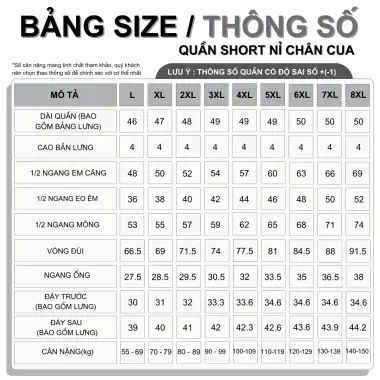 Quần short nỉ thể thao big size GEMME MEN - Trên gối, năng động, dành cho size 55-150kg 9 Quần short nỉ thể thao big size GEMME MEN - Trên gối, năng động, dành cho size 55-150kg 9