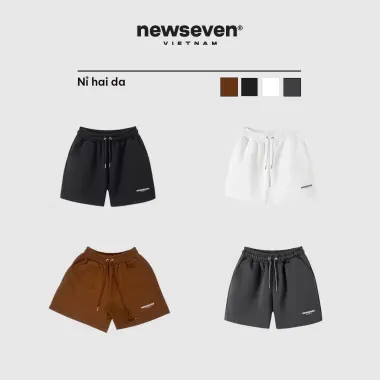 Quần Short Unisex N7 Basic Form Rộng Nam Nữ QS.321 - Giá Cực Sốc 139k Thay Vì 170k Local Brand 2