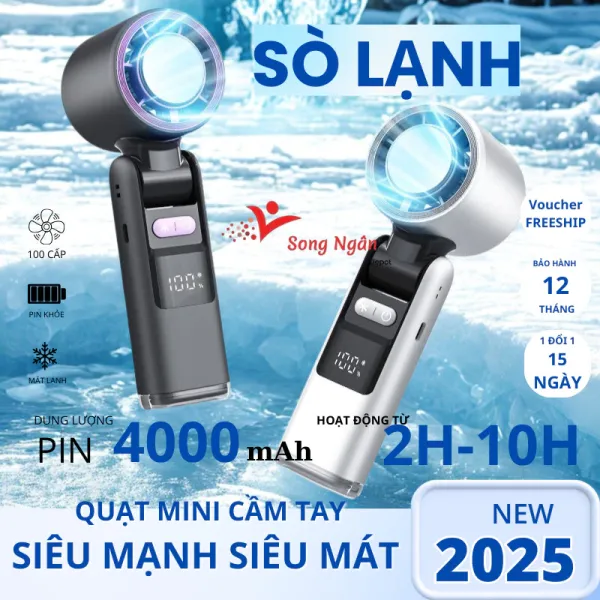 Cách chọn mua quạt cầm tay mini: các tiêu chí quan trọng như cấp độ gió, pin và tính năng làm mát