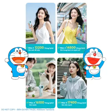 Quạt Cầm Tay Mini Doraemon N610 Turbo Màn LED 3000mAh Giảm Giá Cực Sấu Chỉ 365k 9 Quạt Cầm Tay Mini Doraemon N610 Turbo Màn LED 3000mAh Giảm Giá Cực Sấu Chỉ 365k 9