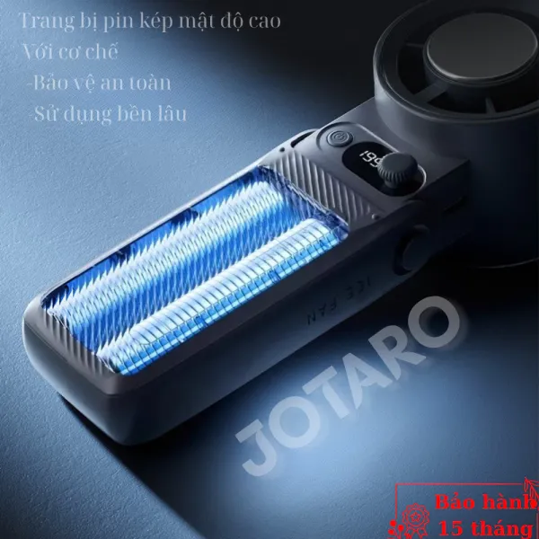 Hình ảnh sản phẩm Quạt Cầm Tay Mini Jotaro Siêu Bền 68 Giờ Pin 20000mAh Tốc Độ Cao Cấp Giá Rẻ