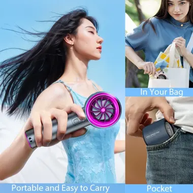 Quạt Cầm Tay Mini S001 4000mAh Sạc Gió Mạnh 100 Tốc Độ Turbo - Giảm 30% Chỉ 99000đ 10 Quạt Cầm Tay Mini S001 4000mAh Sạc Gió Mạnh 100 Tốc Độ Turbo - Giảm 30% Chỉ 99000đ 10
