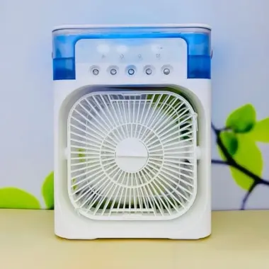 Quạt Điều Hoà Hơi Nước Mini 600ml 3 Chế Độ Gió 5 Vòi Sương LED 7 Màu Giá Cực Sốc 99K 5 Quạt Điều Hoà Hơi Nước Mini 600ml 3 Chế Độ Gió 5 Vòi Sương LED 7 Màu Giá Cực Sốc 99K 5