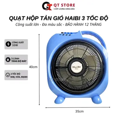 Quạt Hộp Haibi 3 Tốc Độ Gió Giá Rẻ HCM - HOẢ TỐC 2H - Bảo Hành 12 Tháng 3 Quạt Hộp Haibi 3 Tốc Độ Gió Giá Rẻ HCM - HOẢ TỐC 2H - Bảo Hành 12 Tháng 3