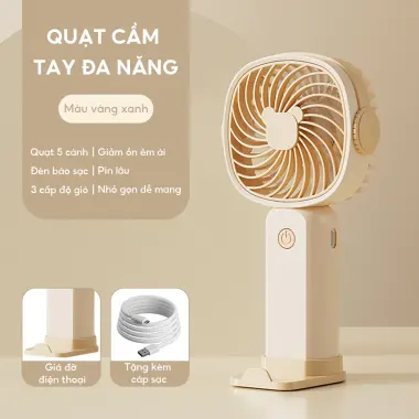 Quạt Mini Cầm Tay Pin Khủng - Gọn Gàng Tiện Dụng Giá Chỉ 39900đ 13