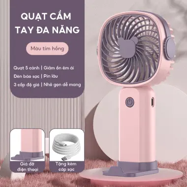 Quạt Mini Cầm Tay Pin Khủng - Gọn Gàng Tiện Dụng Giá Chỉ 39900đ 18