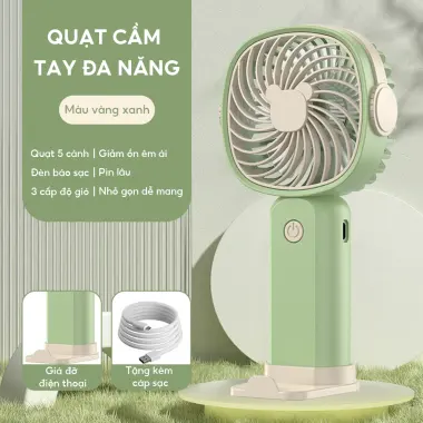 Quạt Mini Cầm Tay Pin Khủng - Gọn Gàng Tiện Dụng Giá Chỉ 39900đ 19