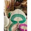 Quạt Nan Cầm Tay Đan Tay Mây Cói Tự Nhiên Trang Trí Decor Giá Rẻ Khuyến Mãi 15500đ 12