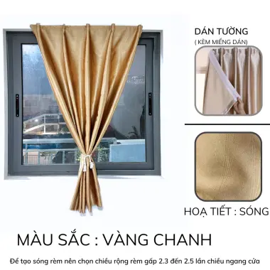 Rèm Cửa Dán Tường Chống Nắng Minh Tâm - Không Cần Khoan, Dán Trực Tiếp, Giá Tốt 55K 10