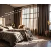 Rèm cửa sổ màu nâu đất chống nắng 99% cao cấp, decor phòng ngủ đẹp, giá rẻ 247500đ 9