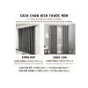 Rèm cửa sổ màu nâu đất chống nắng 99% cao cấp, decor phòng ngủ đẹp, giá rẻ 247500đ 10