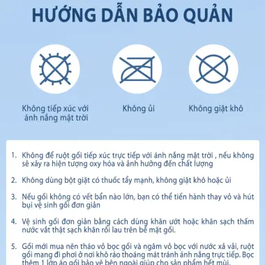 Ruột Gối Cao Su Non Cao Cấp He thong Nem Thiết Kế Cổ Công Thái Học Lượn Sóng Nằm Ngủ Chống Đau Cổ Vai Gáy, Giảm Ngáy 9