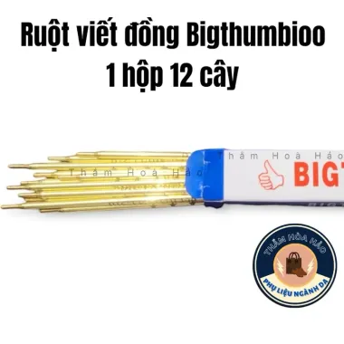 Ruột Viết Bạc Thân Đồng Bigthumbioo - Lấy Dấu Trên Vải Da Simili Giá Sỉ 26k Ruột Viết Bạc Thân Đồng Bigthumbioo - Lấy Dấu Trên Vải Da Simili Giá Sỉ 26k