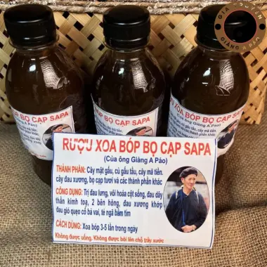 Rượu Bọ Cạp Sapa Giàng A Páo - Giảm Đau Nhức Xương Khớp, 50k/ Chai 4