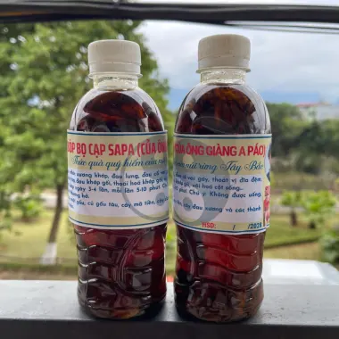 Rượu Xoa Bóp Bọ Cạp Sapa Giảm Đau Nhức Xương Khớp - Giàng A Páo Chính Hiệu 50k 10 Rượu Xoa Bóp Bọ Cạp Sapa Giảm Đau Nhức Xương Khớp - Giàng A Páo Chính Hiệu 50k 10