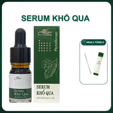 SERUM KHỔ QUA LIM Trị Mụn Hiệu Quả 5ml Tặng Kèm Cây Nặn Mụn & Mặt Nạ Ngủ Giảm Giá 79k 2