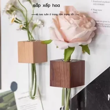 [Siêu Sale] Miếng dán tủ lạnh tính hình quả óc chó, ống nghiệm từ tính, bộ sắp xếp sáng tạo, bình h 2