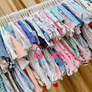 Sleepsuit (mặc nằm điều hòa), bodysuit bộ body ngủ dài tay liền thân xuất dư cho bé (ship HỎA TỐC Hà Nội) 8