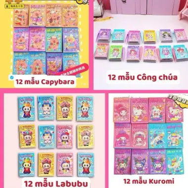Sổ Sticker Mini 50 Trang Labubu, Capybara, Melody - Nhãn Dán Tô Màu Giá Xả 79k (Giảm 18%) 4